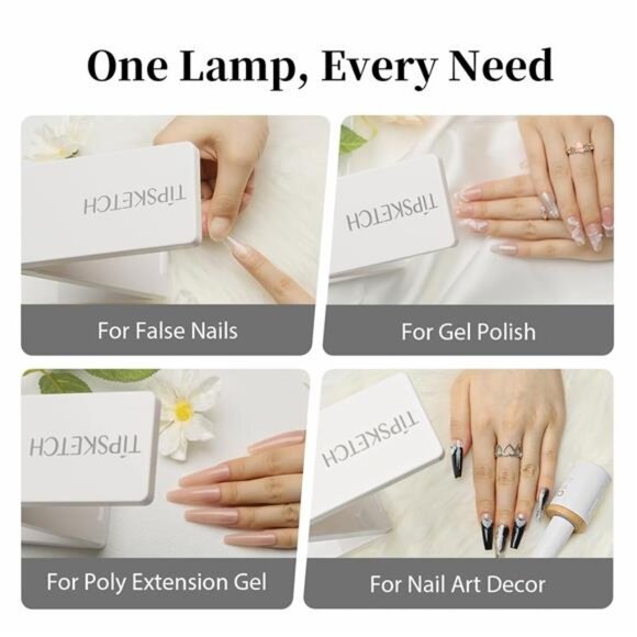 UV Nail Lamp LED 18W Fast Curing Gel Polish Manicure Dual Timer Type C - Picture 7 of 8